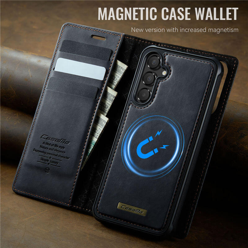 CaseMe Samsung Galaxy A35 2-in-1 Magnetic Wallet Case with RFID Blocking - Image 9