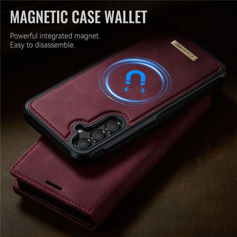 CaseMe Samsung Galaxy A55 2-in-1 Magnetic Wallet Case with RFID Blocking - Image 10