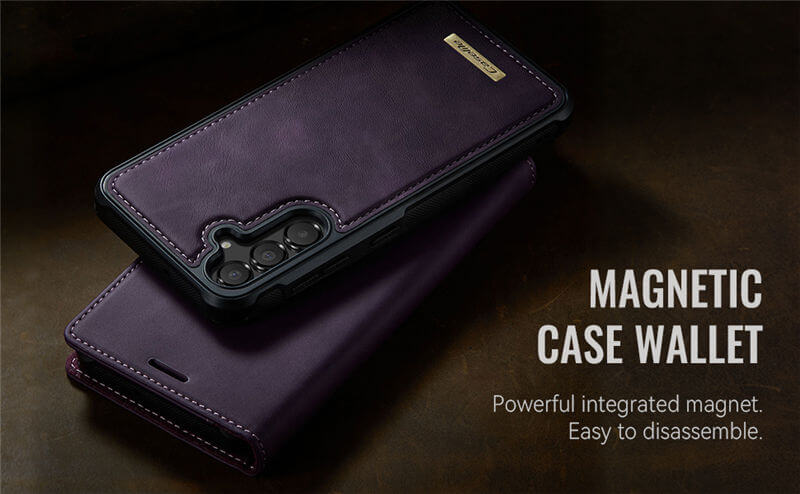 CaseMe Samsung Galaxy A35 2-in-1 Magnetic Wallet Case