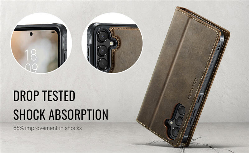 CaseMe Samsung Galaxy A55 2-in-1 Magnetic Wallet Case