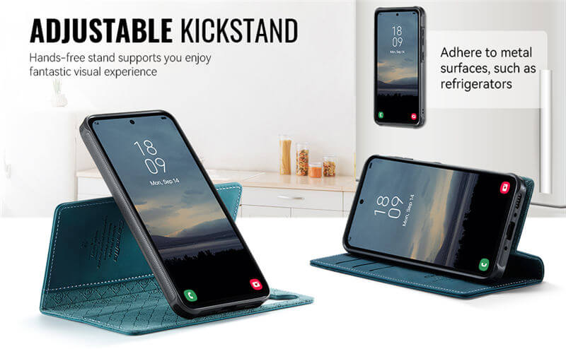 CaseMe Samsung Galaxy A35 2-in-1 Magnetic Wallet Case