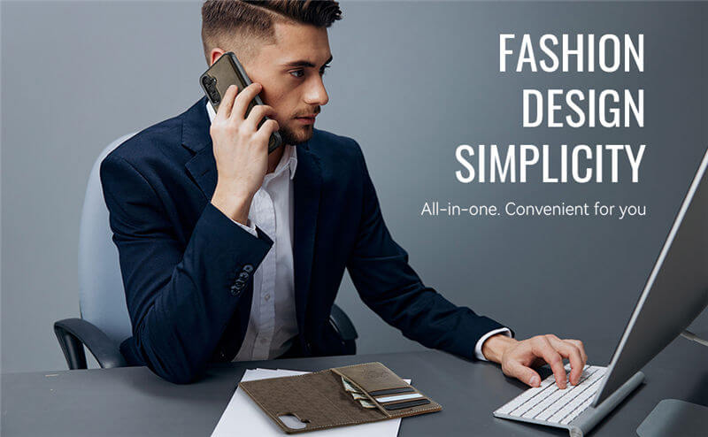 CaseMe Samsung Galaxy A35 2-in-1 Magnetic Wallet Case