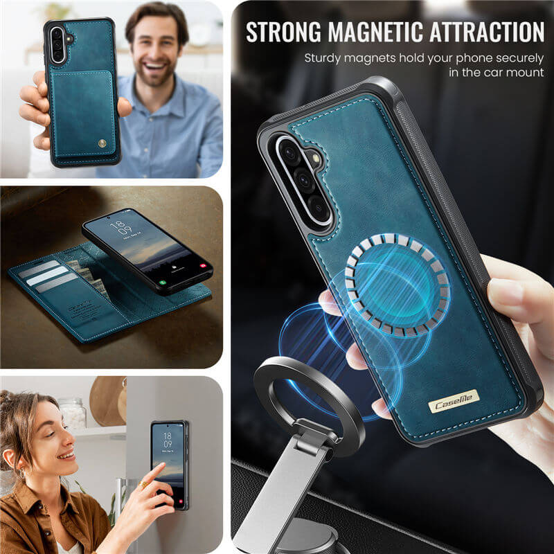 CaseMe Samsung Galaxy A36 2-in-1 Magnetic Wallet Case with RFID Blocking - Image 5