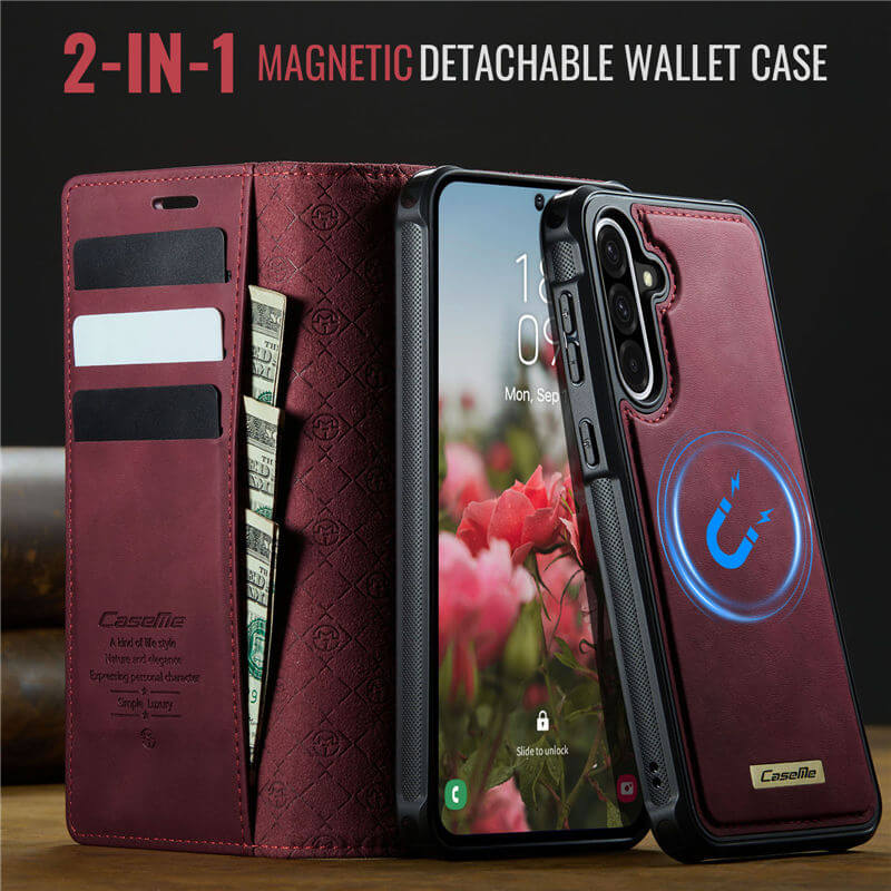 CaseMe Samsung Galaxy A36 2-in-1 Magnetic Wallet Case with RFID Blocking - Image 8