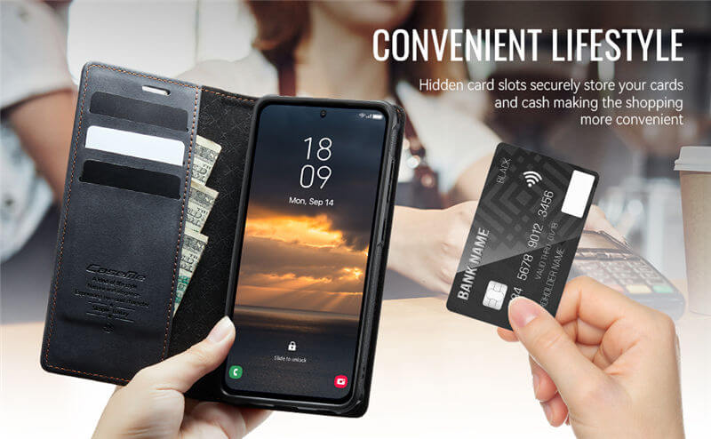 CaseMe Samsung Galaxy A36 2-in-1 Magnetic Wallet Case