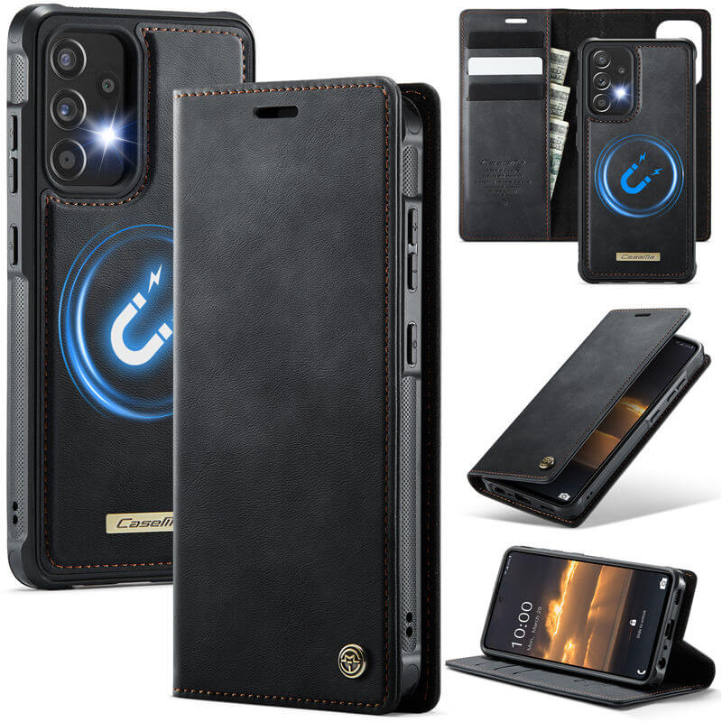 CaseMe Samsung Galaxy A52 2-in-1 Magnetic Wallet Case with RFID Blocking