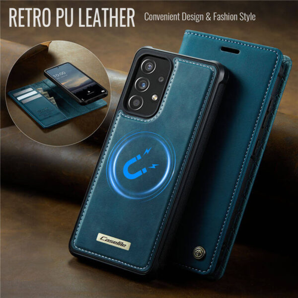 Alternative view of CaseMe Samsung Galaxy A52 2-in-1 Magnetic Wallet Case with RFID Blocking
