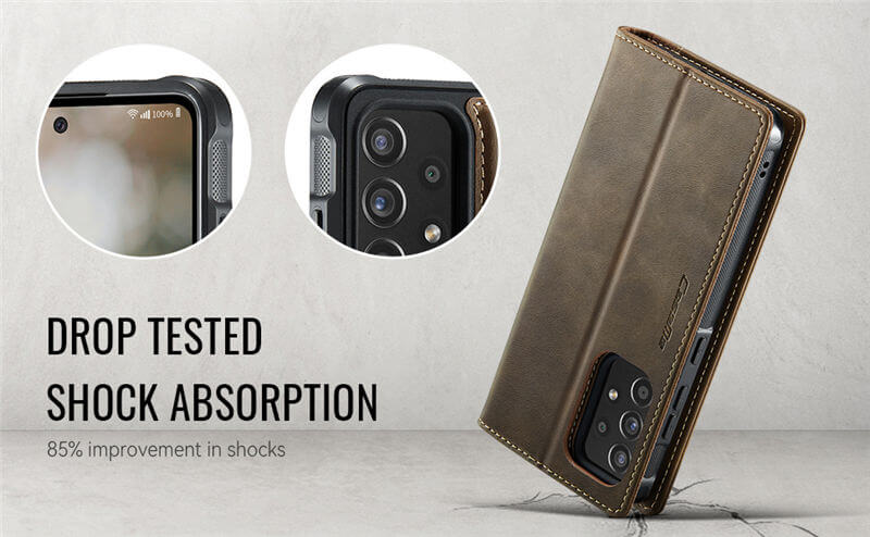 CaseMe Samsung Galaxy A52 2-in-1 Magnetic Wallet Case