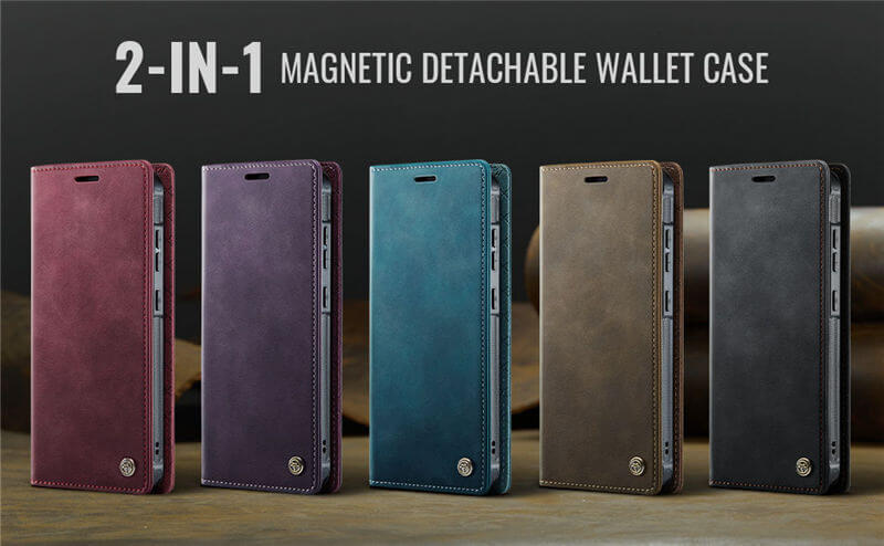 CaseMe Samsung Galaxy A52 2-in-1 Magnetic Wallet Case