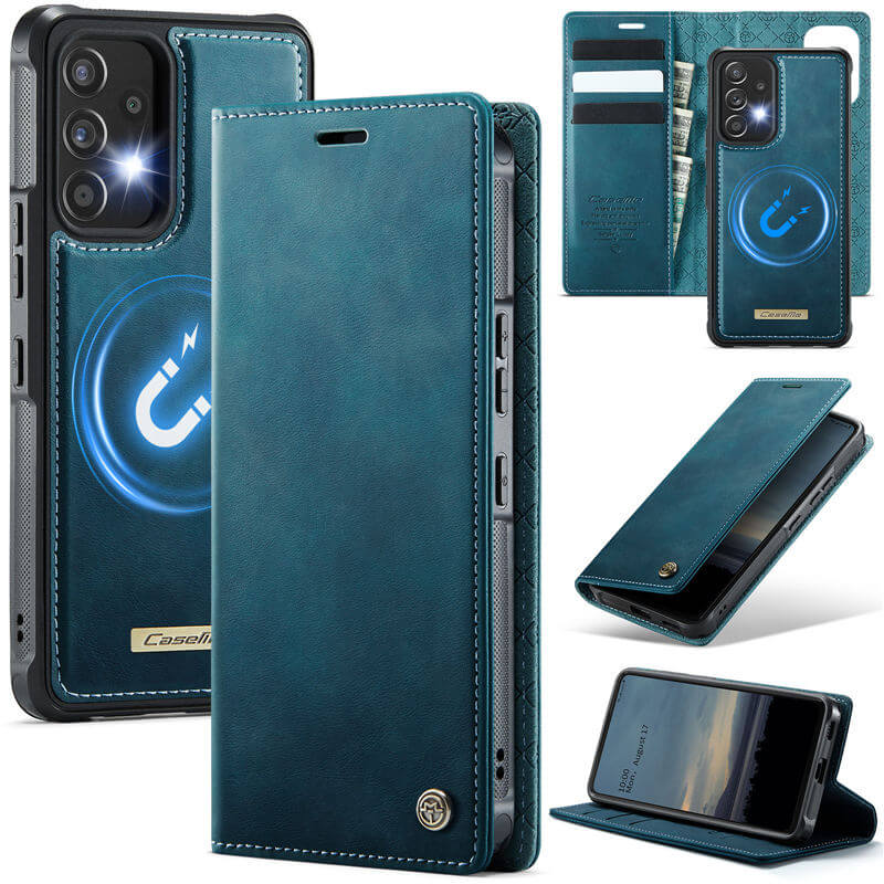 CaseMe Samsung Galaxy A53 5G 2-in-1 Magnetic Wallet Case with RFID Blocking