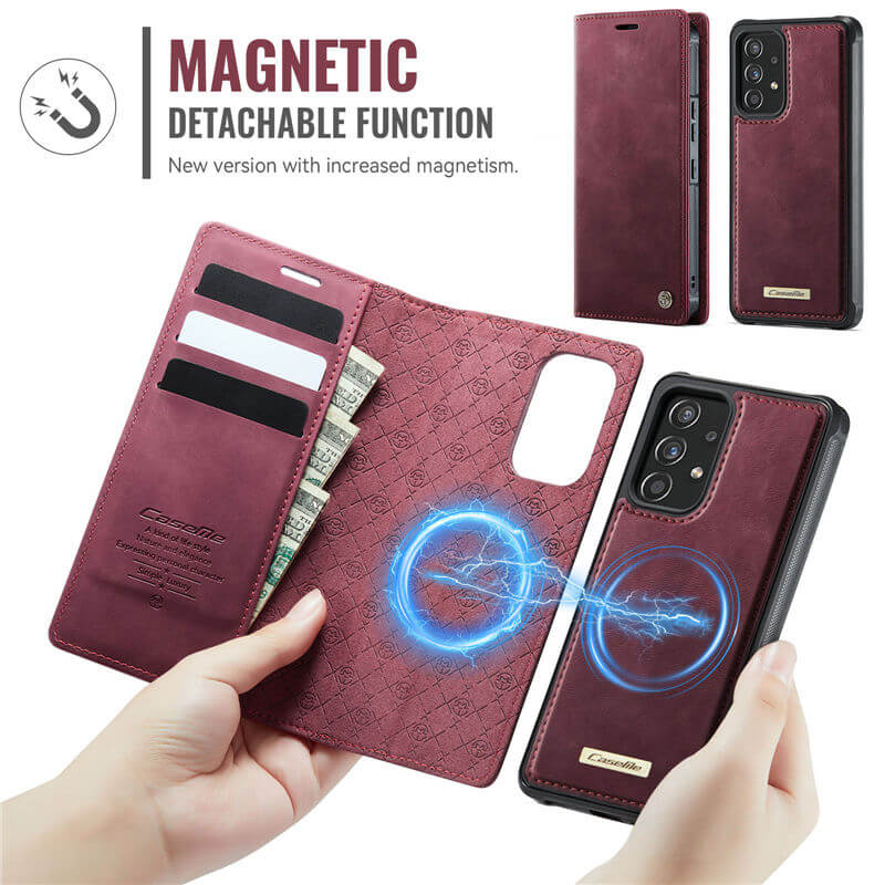 CaseMe Samsung Galaxy A53 5G 2-in-1 Magnetic Wallet Case with RFID Blocking - Image 4