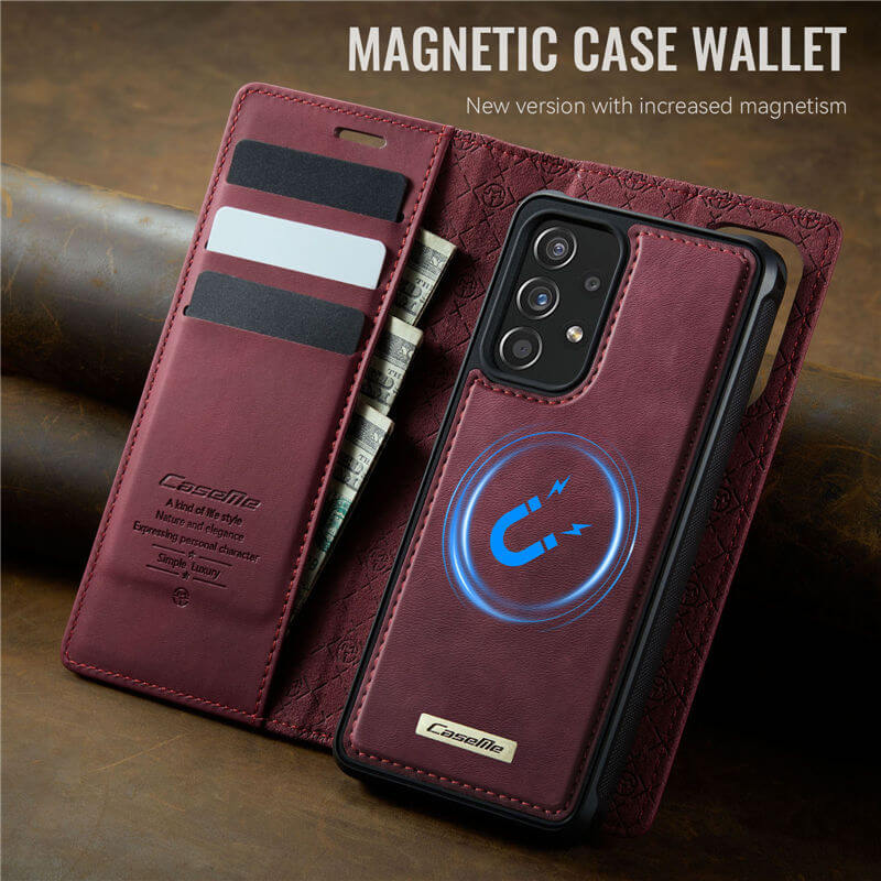 CaseMe Samsung Galaxy A53 5G 2-in-1 Magnetic Wallet Case with RFID Blocking - Image 9
