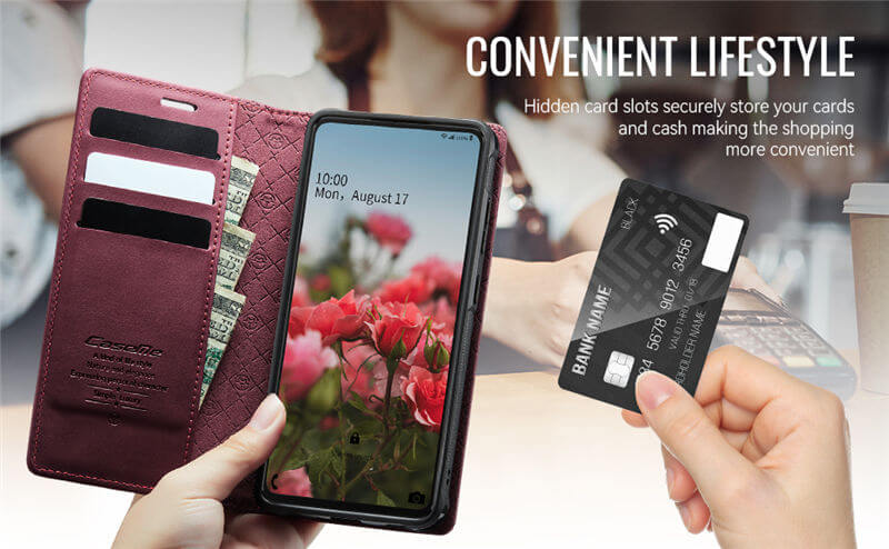 CaseMe Samsung Galaxy A53 5G 2-in-1 Magnetic Wallet Case