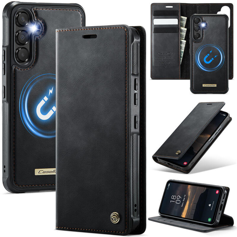 CaseMe Samsung Galaxy A54 2-in-1 Magnetic Wallet Case with RFID Blocking
