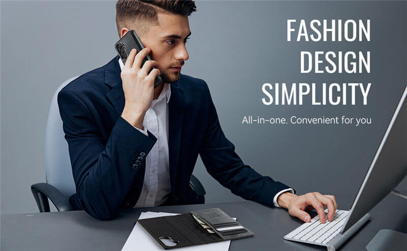 CaseMe Samsung Galaxy A54 2-in-1 Magnetic Wallet Case