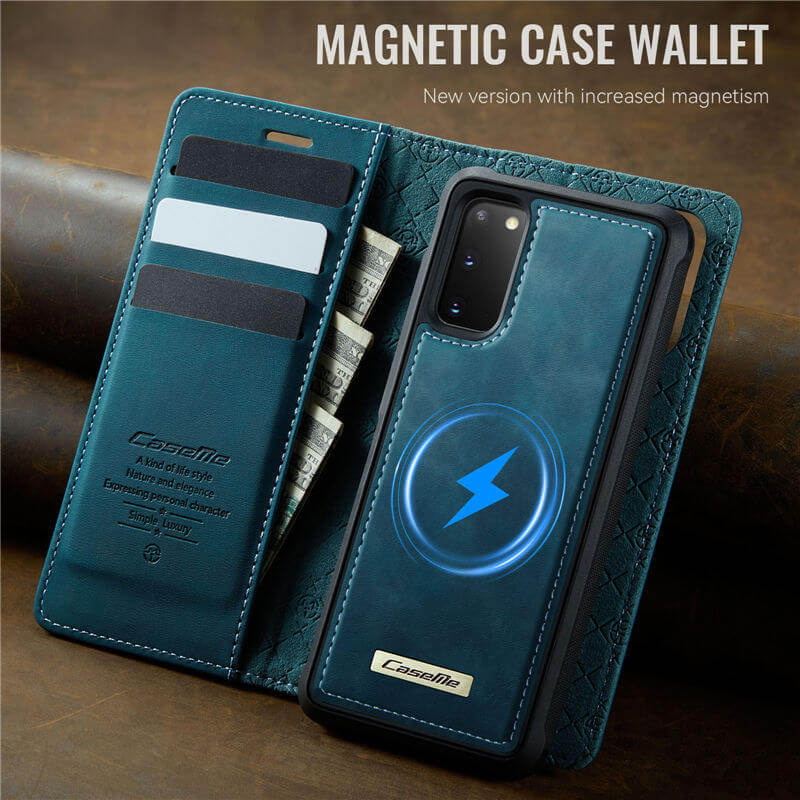 CaseMe Samsung Galaxy S20 2-in-1 Magnetic Wallet Case – Wireless Charging & RFID Blocking - Image 10