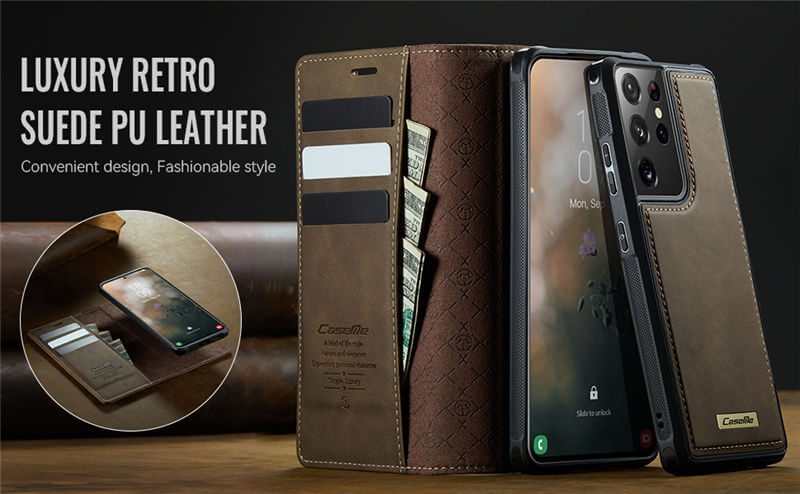 CaseMe Samsung Galaxy S21 Ultra Wallet Case