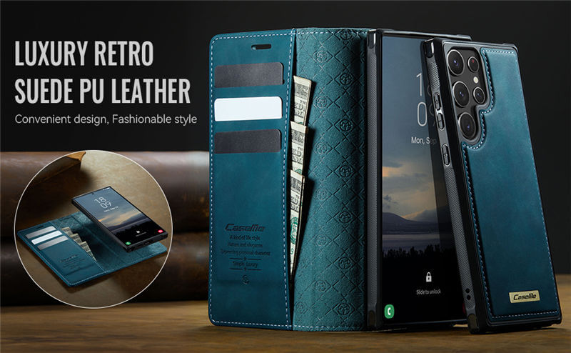 CaseMe Samsung Galaxy S22 Ultra Wallet Case