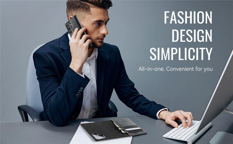 CaseMe Samsung Galaxy S22 Ultra Wallet Case