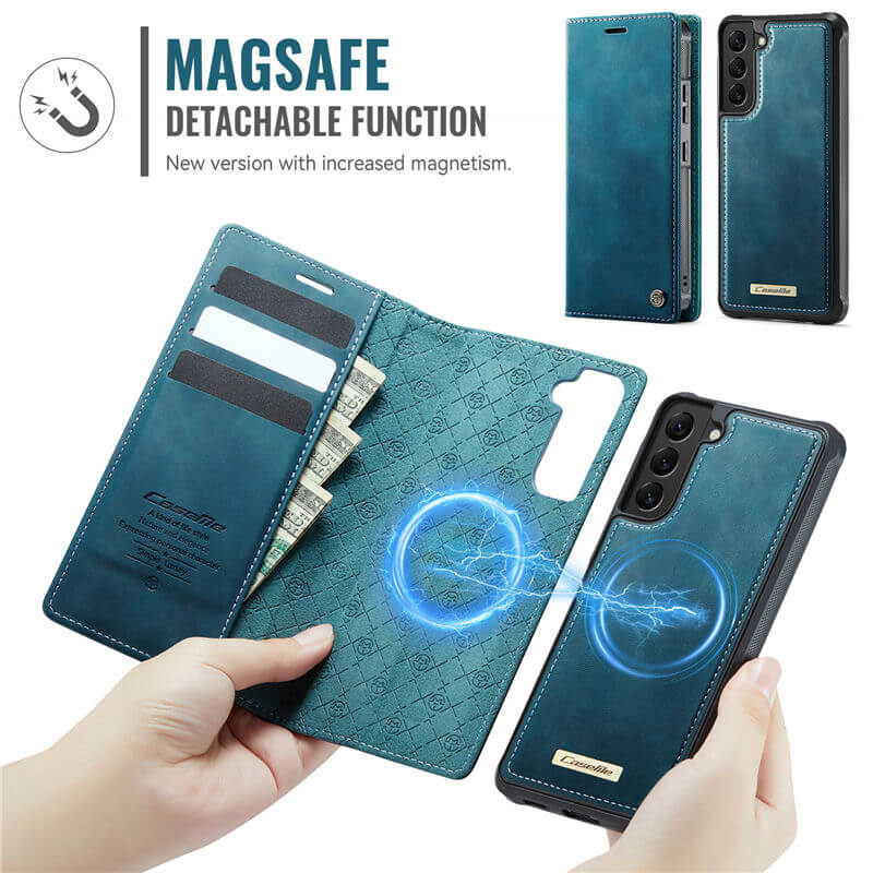 CaseMe Samsung Galaxy S22 2-in-1 Magnetic Wallet Case – Wireless Charging & RFID Blocking - Image 5