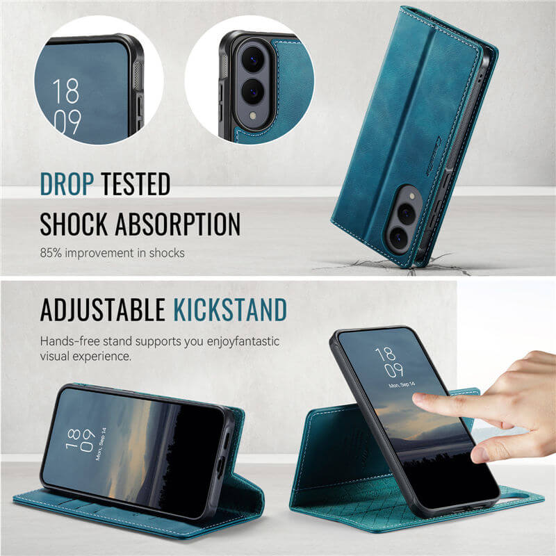 CaseMe Samsung Galaxy S25 Edge 2-in-1 Magnetic Wallet Case