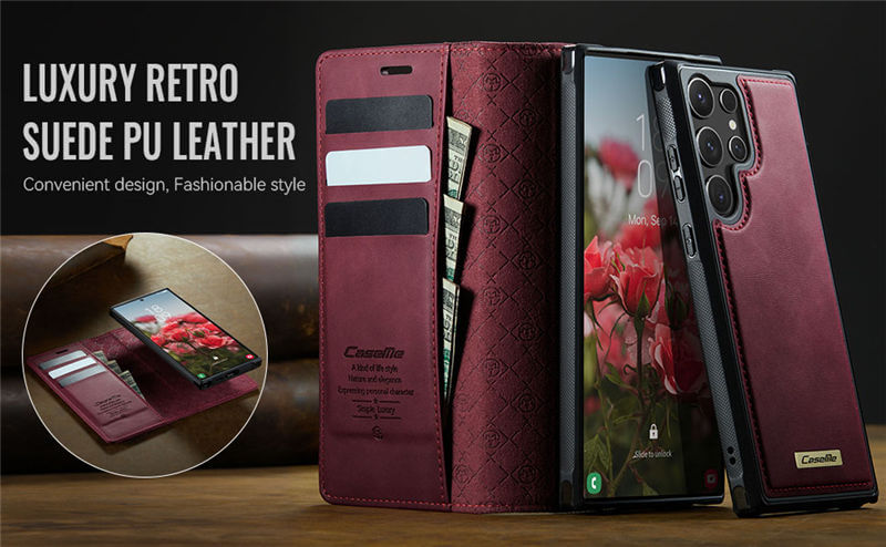 CaseMe Samsung Galaxy S24 Ultra Wallet Case