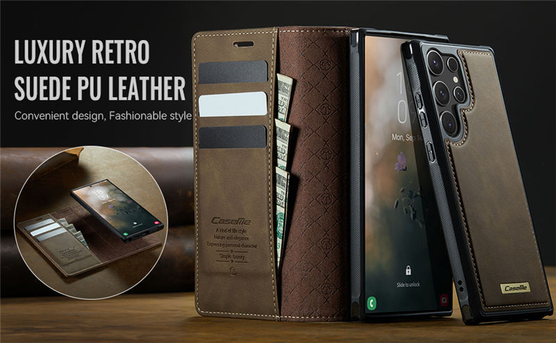 CaseMe Samsung Galaxy S25 Ultra Wallet Case