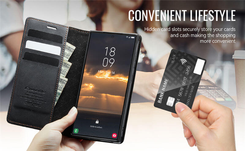 CaseMe Samsung Galaxy S24 Ultra Wallet Case