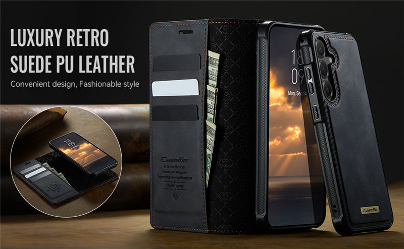 CaseMe Samsung Galaxy S25 Wallet Case