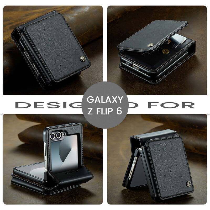 CaseMe Samsung Galaxy Z Flip7 FE RFID Blocking Card Holder Case - Image 6