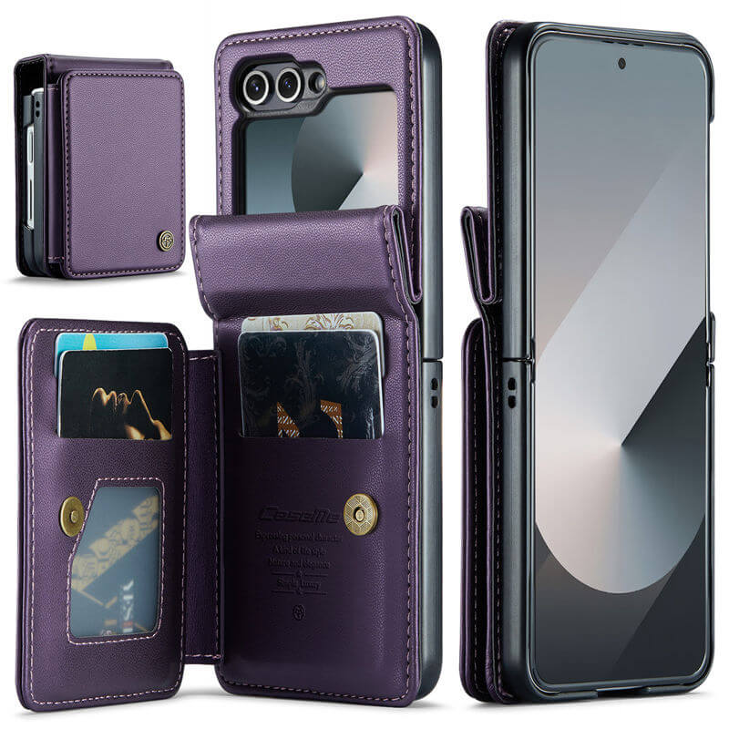 CaseMe Samsung Galaxy Z Flip7 FE RFID Blocking Card Holder Case - Image 9