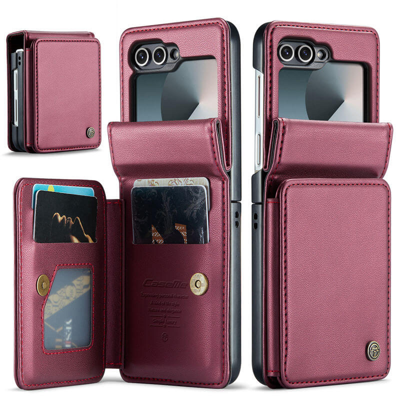 CaseMe Samsung Galaxy Z Flip7 FE RFID Blocking Card Holder Case - Image 10