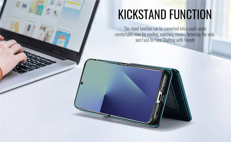 CaseMe Samsung Galaxy Z Flip7 Card Holder Case with Crossbody Strap