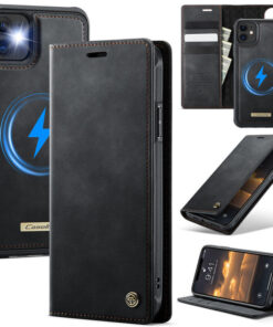 CaseMe iPhone 11 Pro Max 2-in-1 Magnetic Wallet Case – MagSafe & RFID Blocking