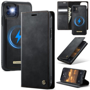 CaseMe iPhone 11 Pro Max 2-in-1 Magnetic Wallet Case – MagSafe & RFID Blocking