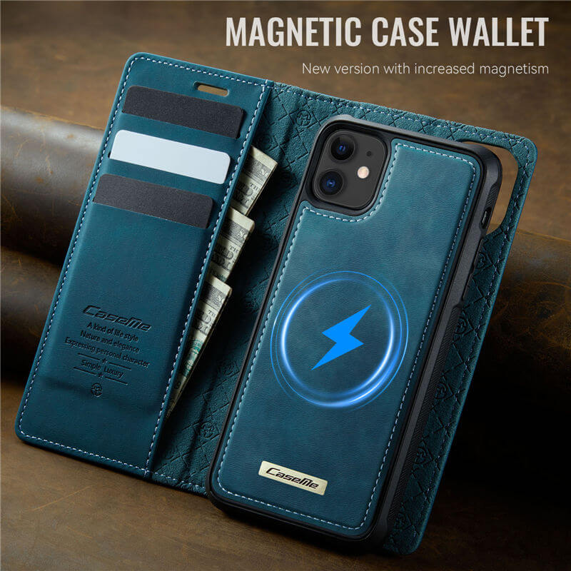 CaseMe iPhone 11 2-in-1 Magnetic Wallet Case – MagSafe & RFID Blocking - Image 10