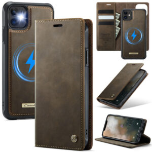 CaseMe iPhone 11 2-in-1 Magnetic Wallet Case – MagSafe & RFID Blocking