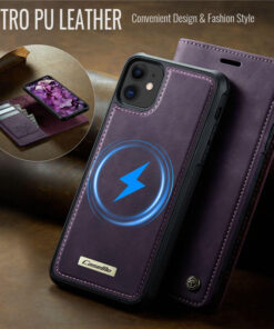 Alternative view of CaseMe iPhone 11 2-in-1 Magnetic Wallet Case – MagSafe & RFID Blocking