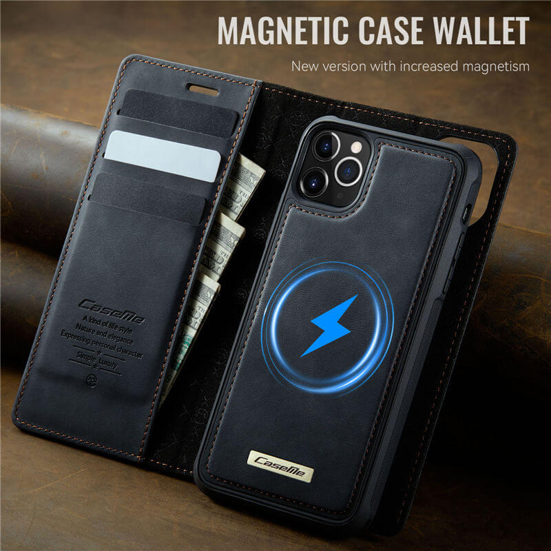 CaseMe iPhone 11 Pro 2-in-1 Magnetic Wallet Case – MagSafe & RFID Blocking - Image 10