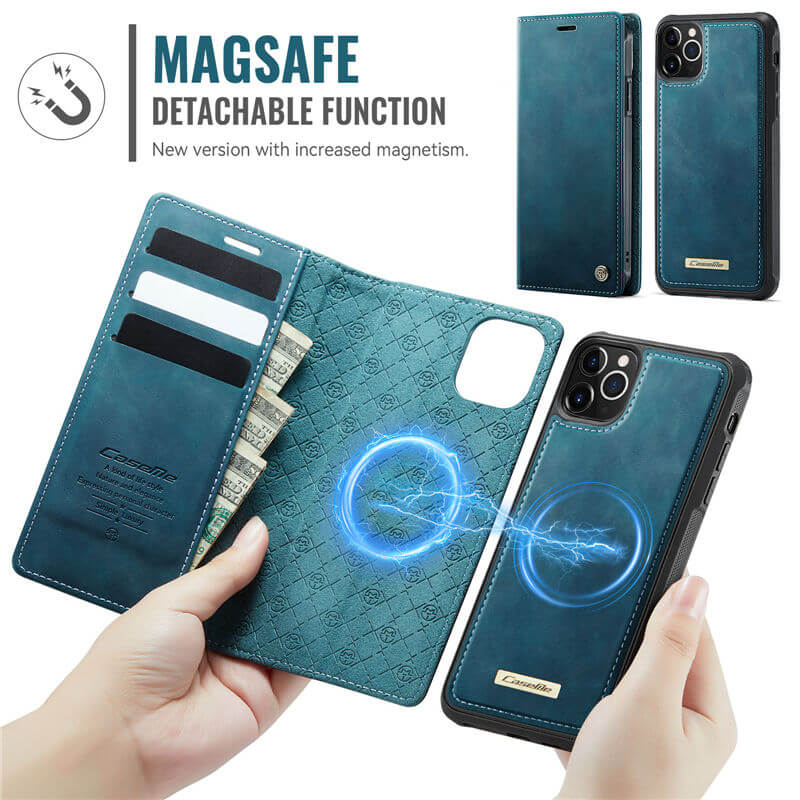 CaseMe iPhone 12/12 Pro 2-in-1 Magnetic Wallet Case – MagSafe & RFID Blocking - Image 5