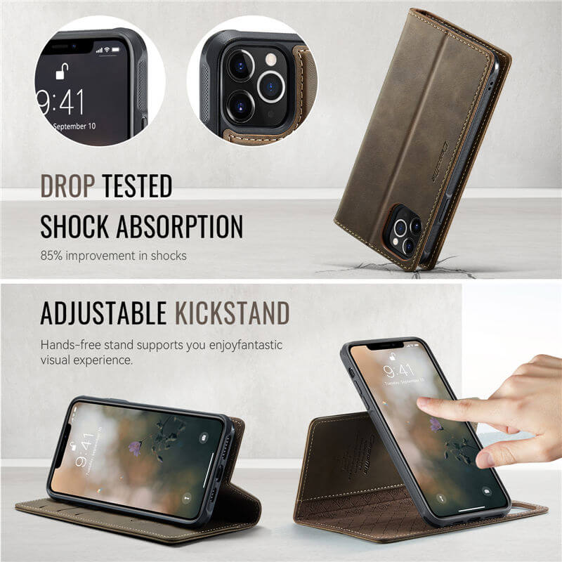 CaseMe iPhone 11 Pro 2-in-1 Magnetic Wallet Case – MagSafe & RFID Blocking - Image 7