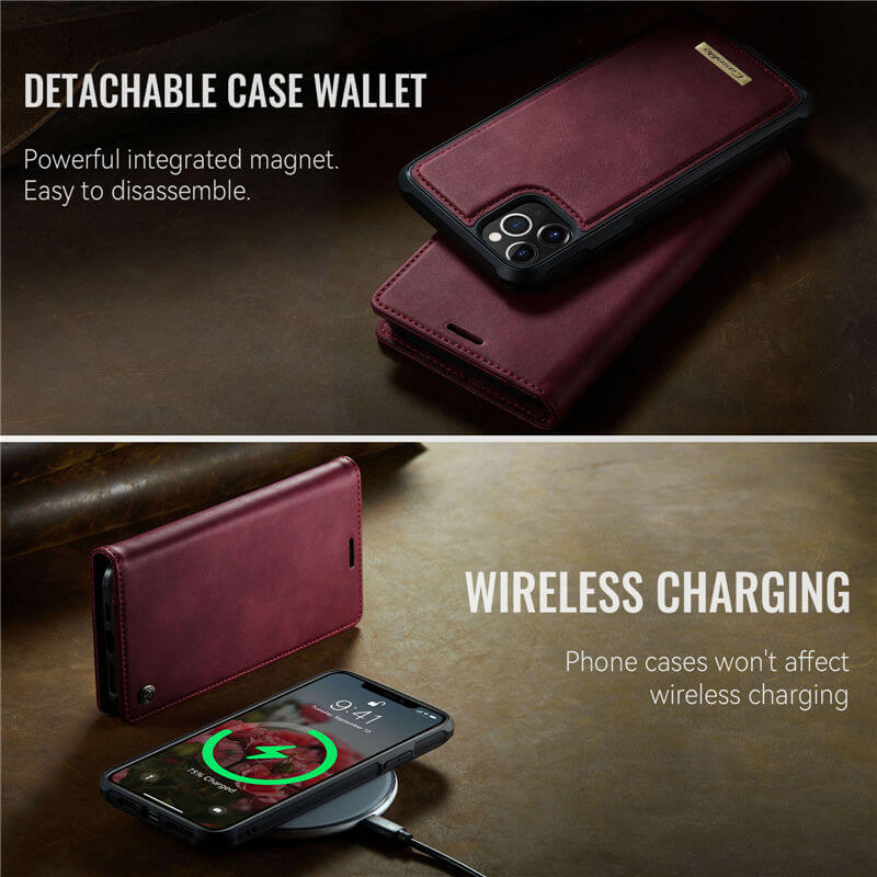 CaseMe iPhone 11 Pro 2-in-1 Magnetic Wallet Case – MagSafe & RFID Blocking - Image 4