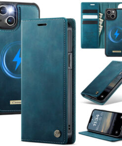 CaseMe iPhone 13 2-in-1 Magnetic Wallet Case – MagSafe & RFID Blocking