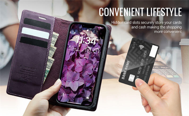 CaseMe iPhone 15 Plus Wallet Case