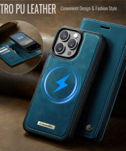 Alternative view of CaseMe iPhone 13 Pro 2-in-1 Magnetic Wallet Case – MagSafe & RFID Blocking