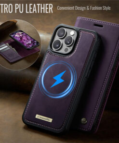 Alternative view of CaseMe iPhone 13 Pro Max 2-in-1 Magnetic Wallet Case – MagSafe & RFID Blocking