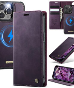 CaseMe iPhone 14 Pro 2-in-1 Magnetic Wallet Case – MagSafe & RFID Blocking