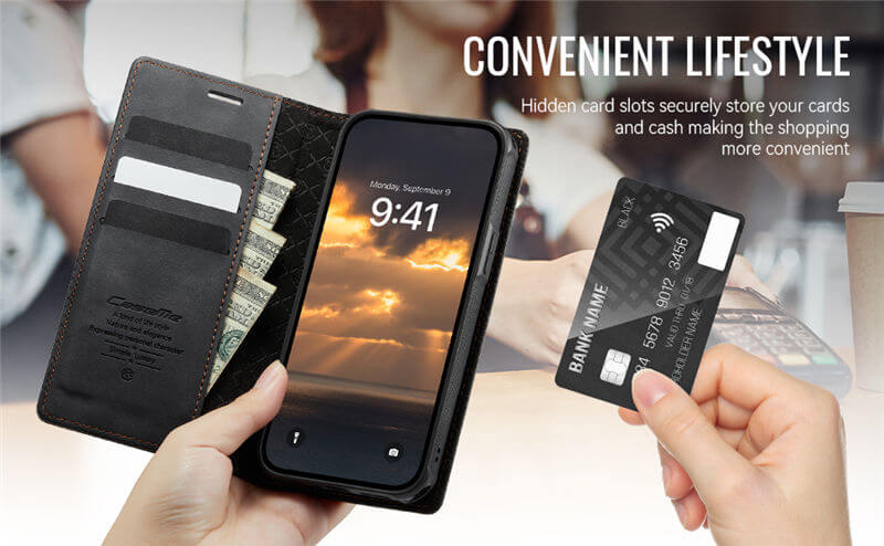 CaseMe iPhone 15 Pro Max Wallet Case