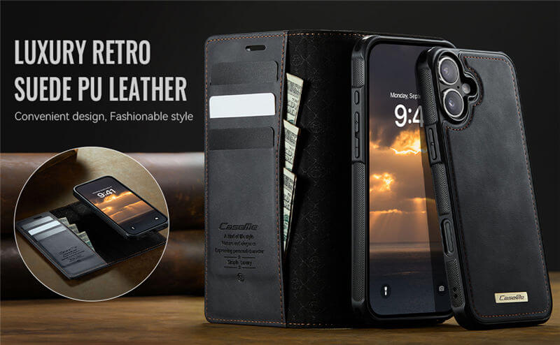 CaseMe iPhone 16 Plus Wallet Case