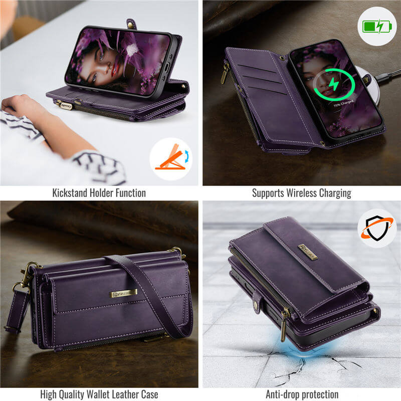 CaseMe iPhone Air RFID Wallet Case – Crossbody & Wireless